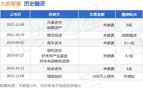 大勢智慧完成B輪融資，元睿資本與瑞鵬資產(chǎn)領(lǐng)投，技術(shù)賦能再升級(jí)